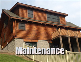  Mathews, Virginia Log Home Maintenance